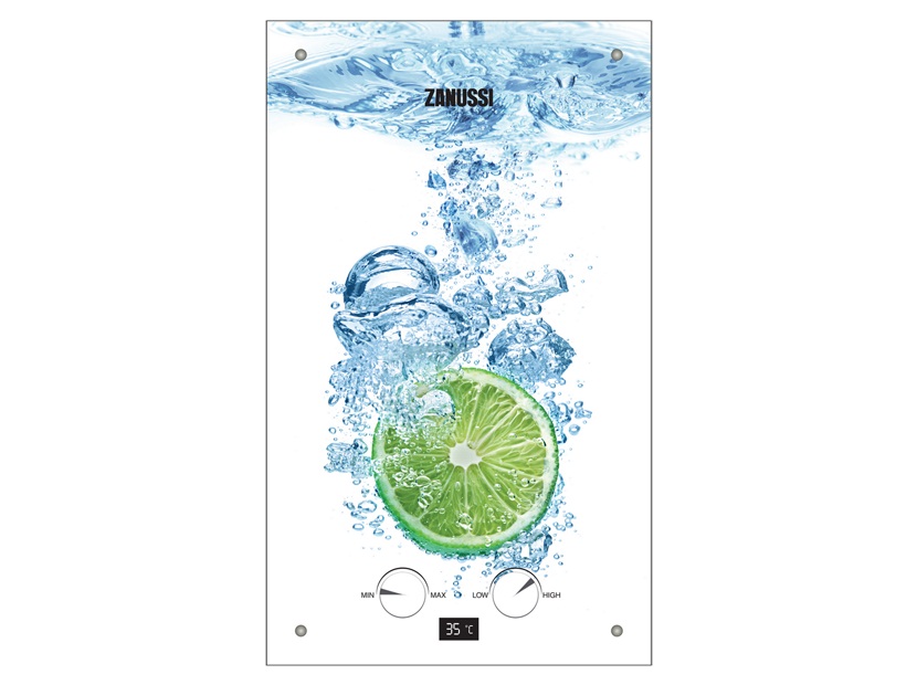 Водонагреватель Zanussi GWH 10 Fonte Glass Lime